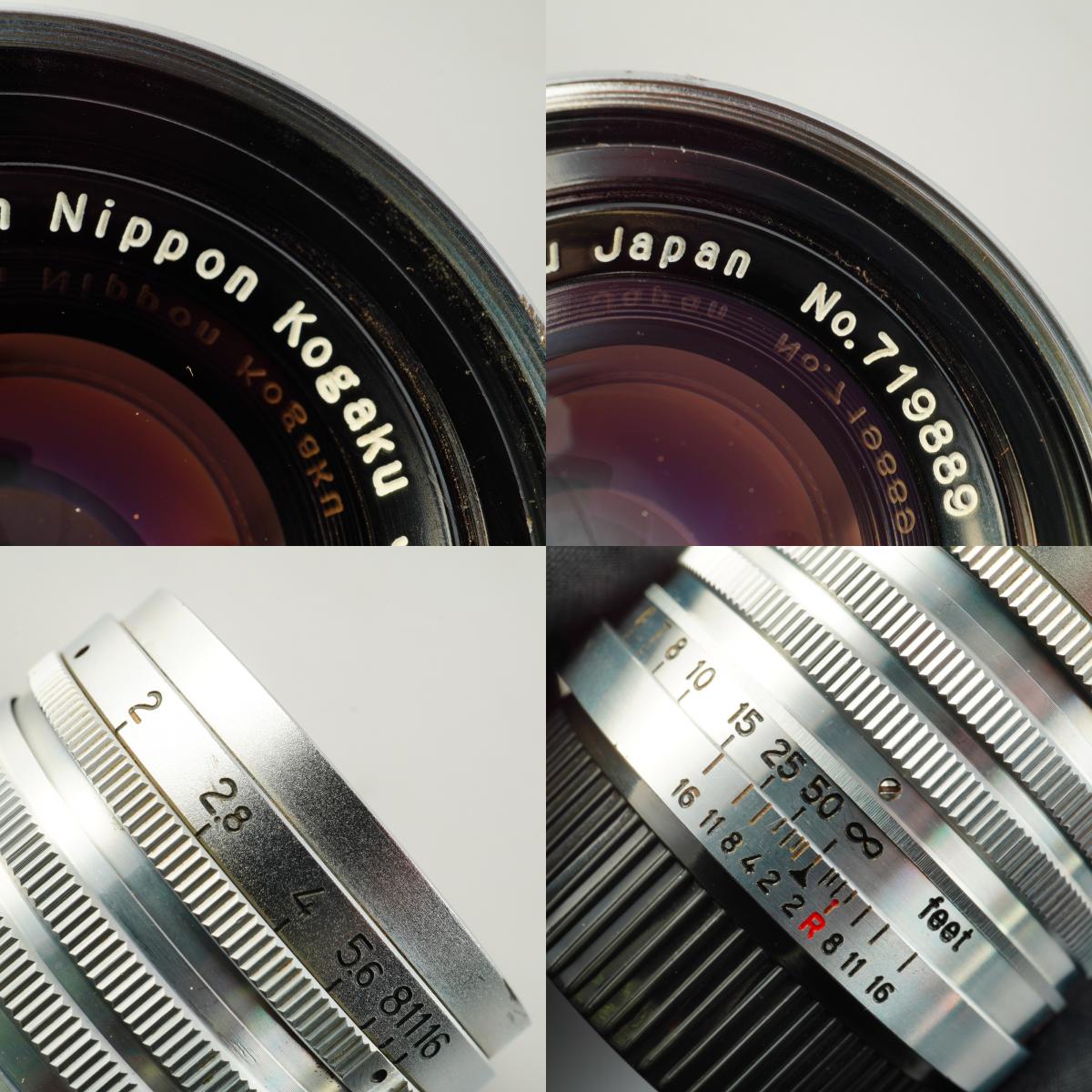 【Serviced】 Nikon Nikkor-H.C 5cm 50mm F/2 For Leica LTM L39 単焦点レンズ
