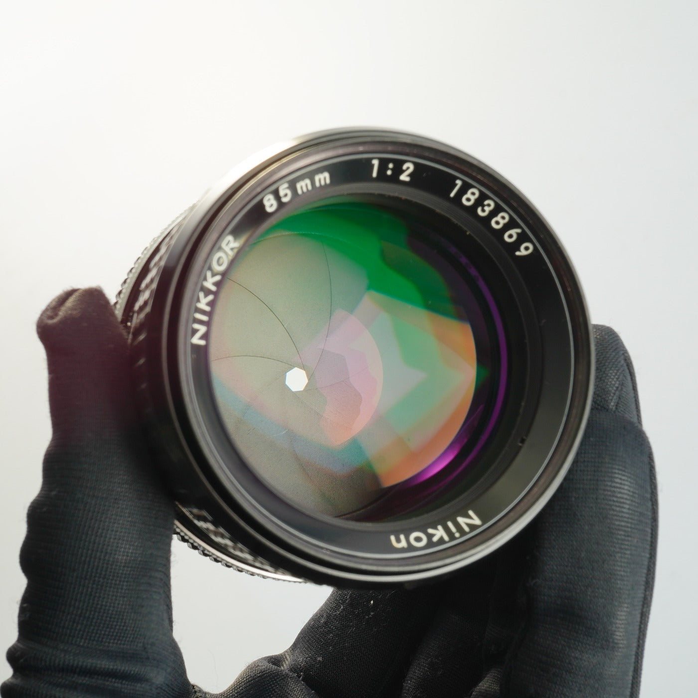 【Serviced】 Nikon Ai NIKKOR 85mm F/2 単焦点レンズ
