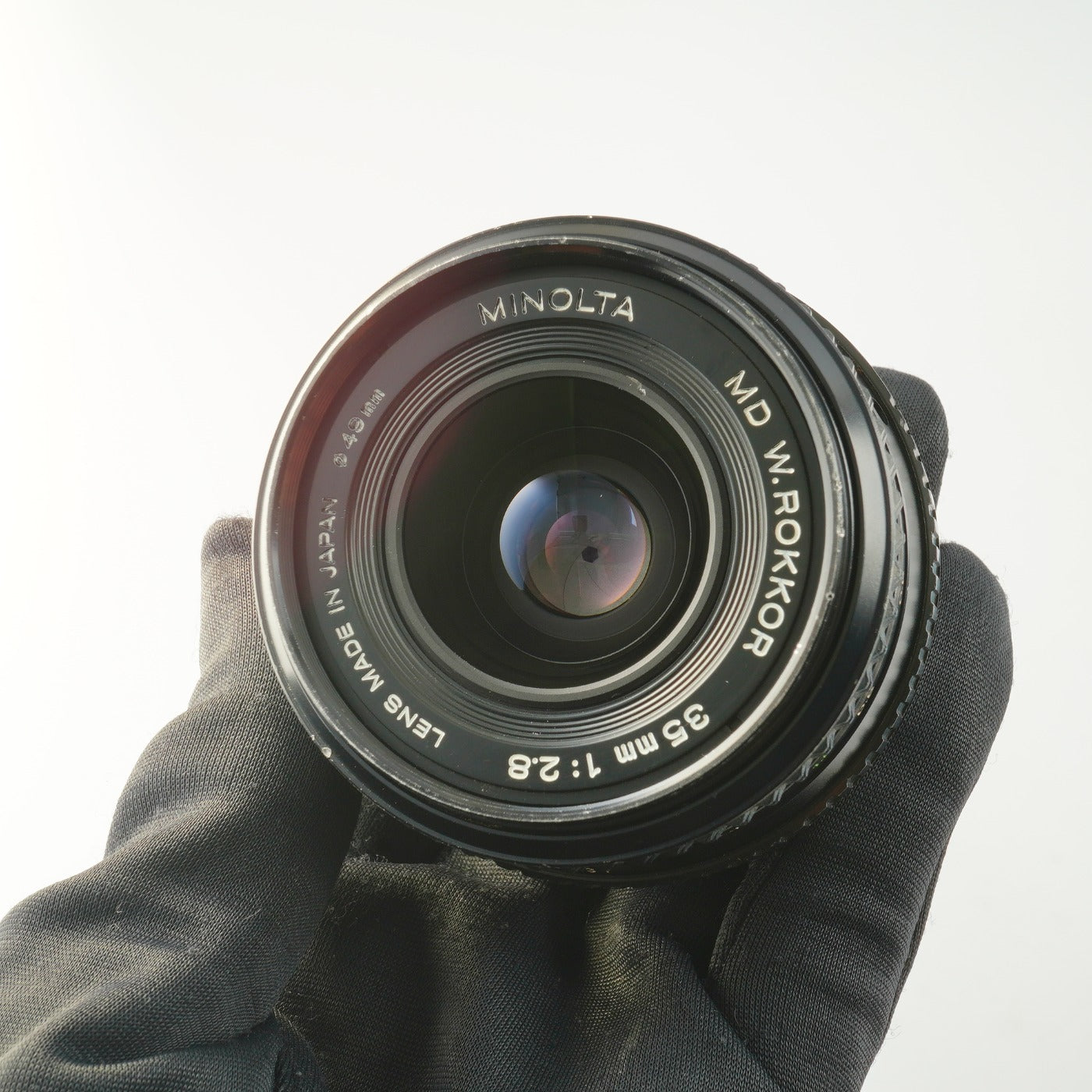 【Serviced】 MINOLTA MD W.ROKKOR 35mm F/2.8 単焦点レンズ