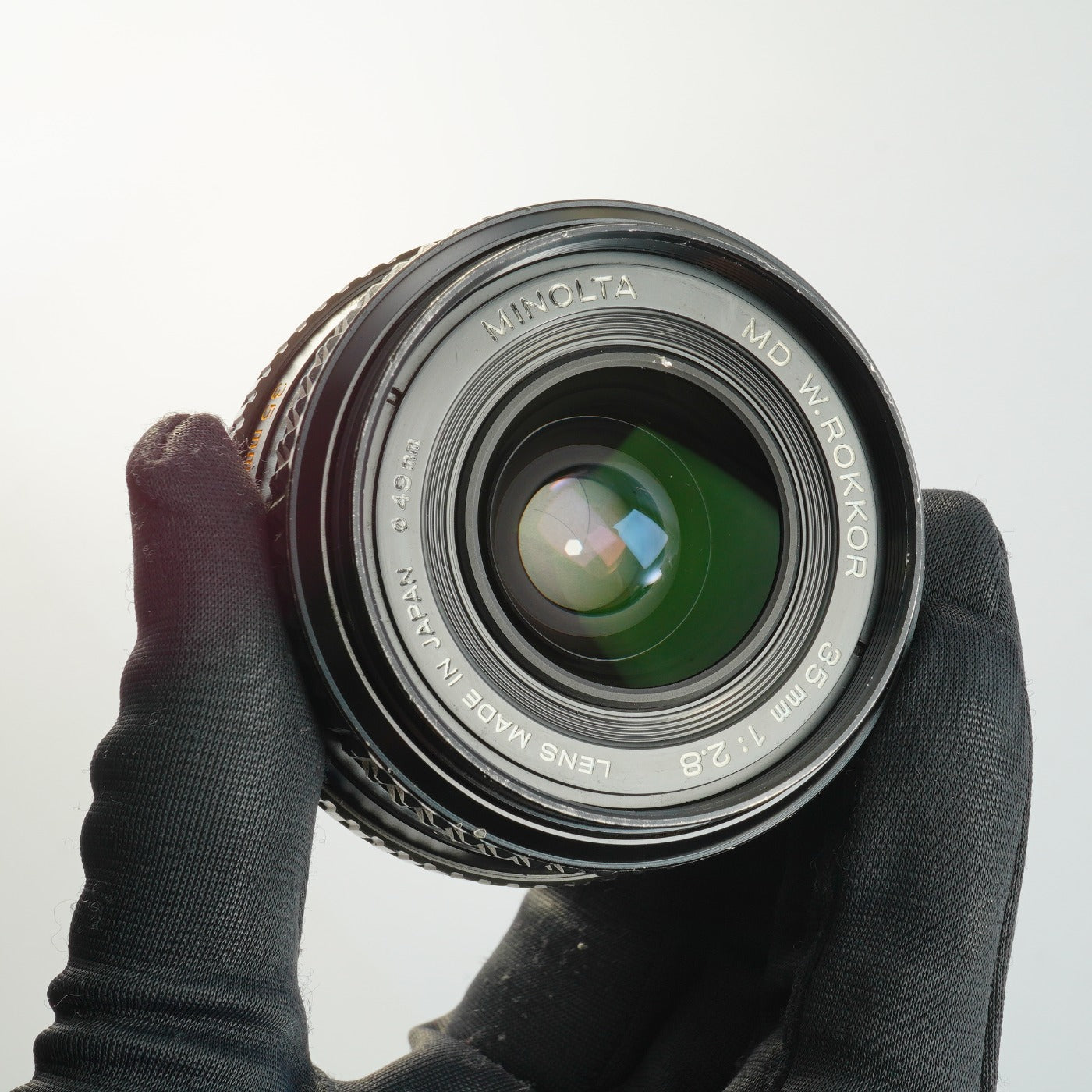 【Serviced】 MINOLTA MD W.ROKKOR 35mm F/2.8 単焦点レンズ