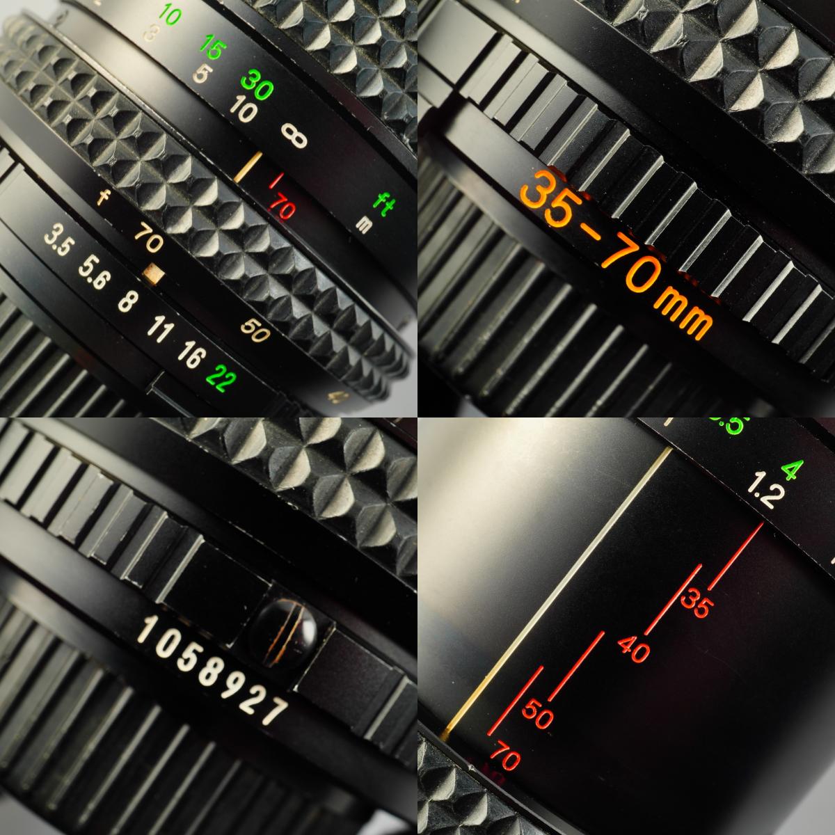 MINOLTA MD ZOOM ROKKOR 35-70mm F/3.5 ズームレンズ