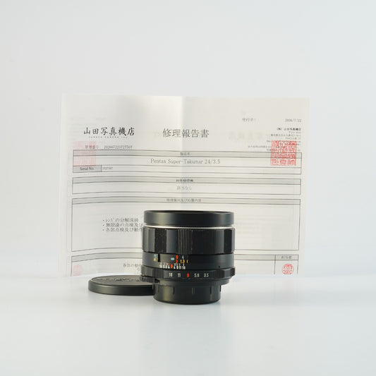 【Serviced】 PENTAX Super Takumar 24mm F/3.5 (M42用) 単焦点レンズ