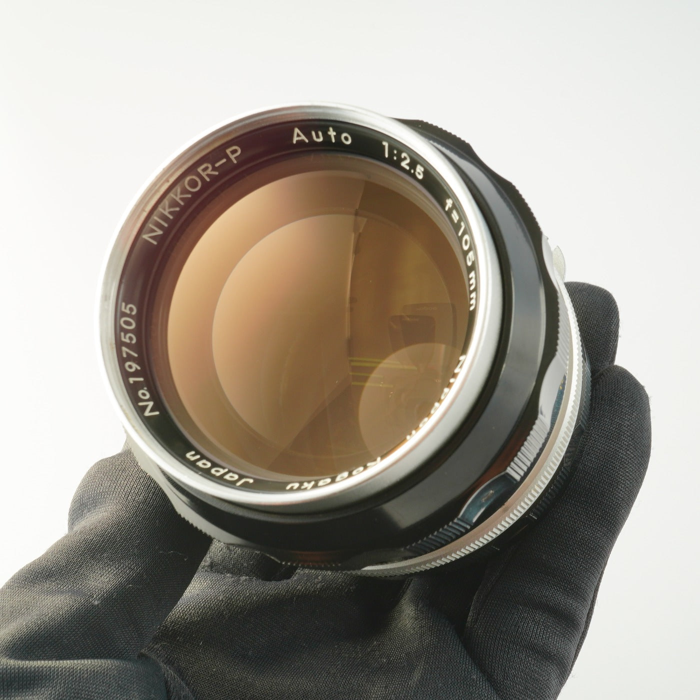 【Serviced】 Nikon 非Ai NIKKOR-P Auto 105mm F/2.5 単焦点レンズ