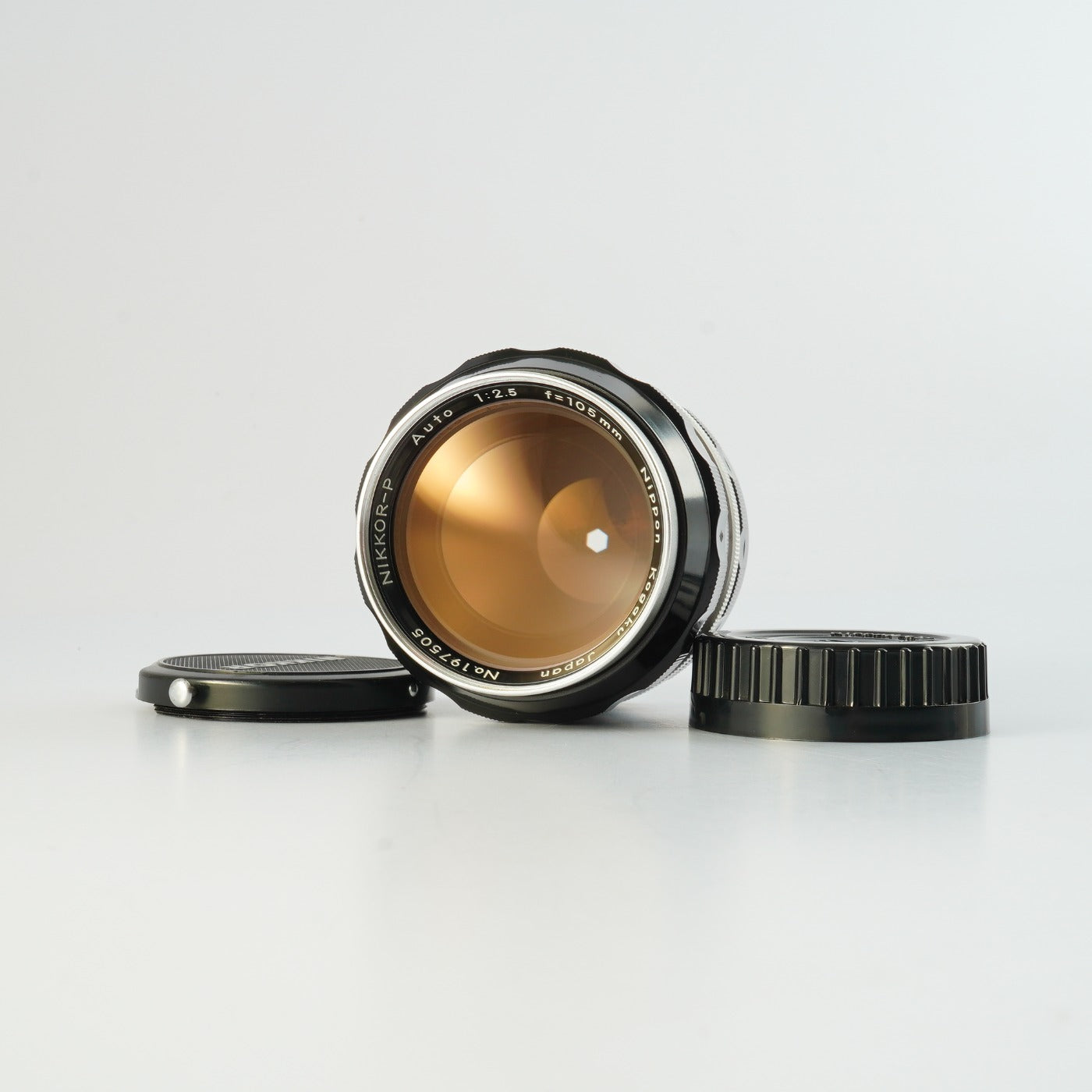 【Serviced】 Nikon 非Ai NIKKOR-P Auto 105mm F/2.5 単焦点レンズ