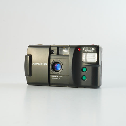 OLYMPUS AM-100 QUARTZDATE 35mm F/3.5 コンパクトフィルムカメラ