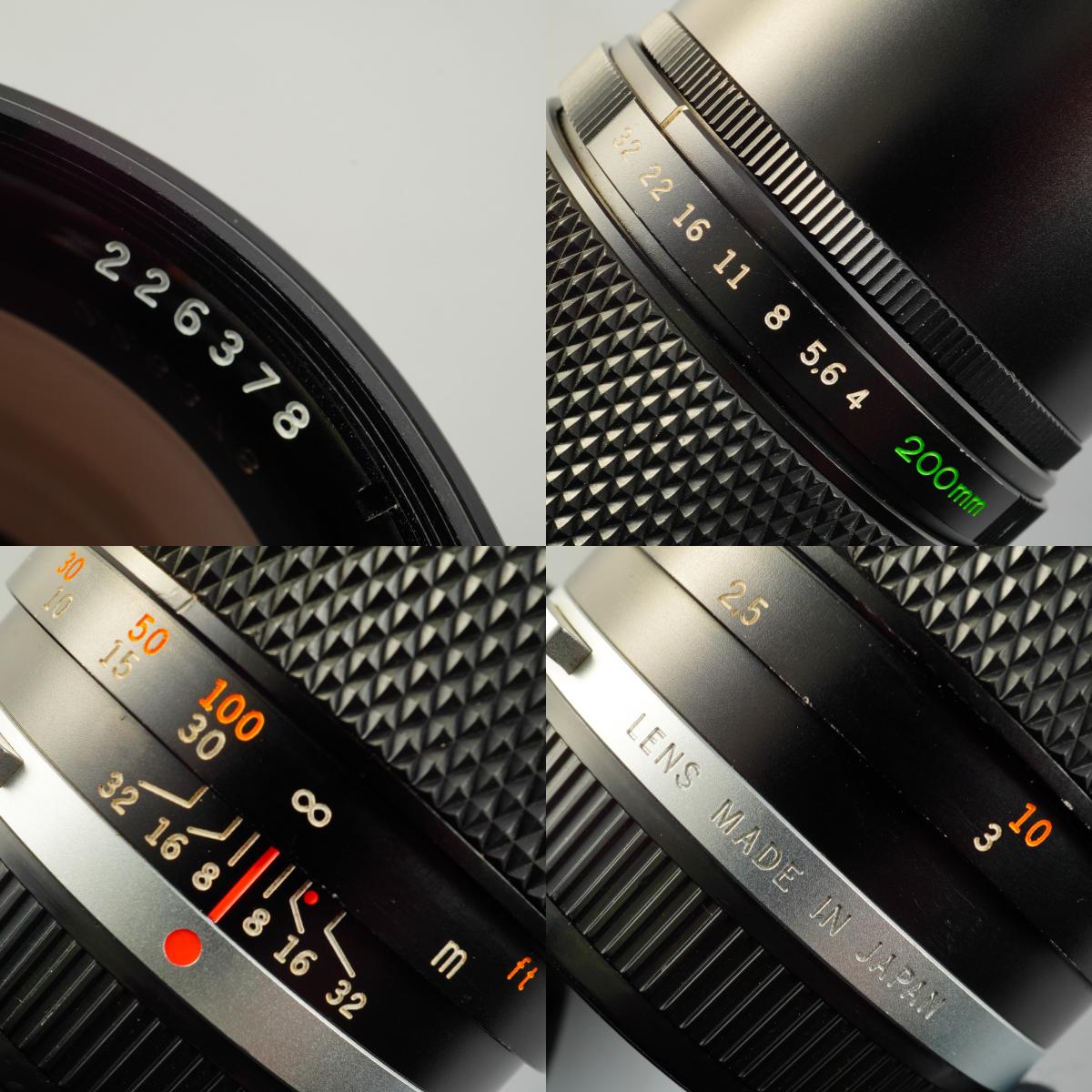 OLYMPUS OM-SYSTEM ZUIKO MC AUTO-T 200mm F/4 単焦点レンズ