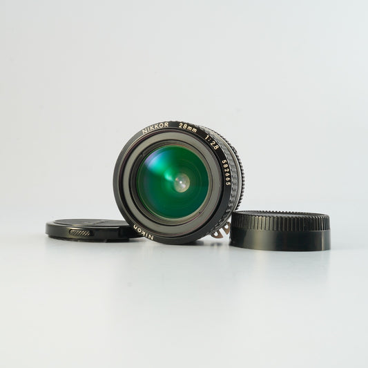 【Serviced】 Nikon Ai Nikkor 28mm F/2.8 単焦点レンズ