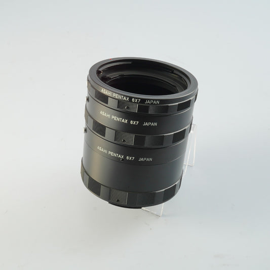 PENTAX 6x7 67 Extension Tube Ring 1 2 3 Set カメラ関連アクセサリー