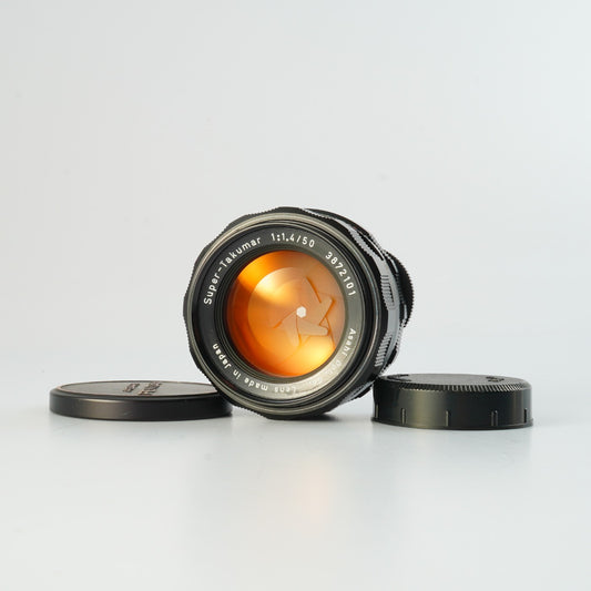 【Serviced】 PENTAX Super Takumar 50mm F/1.4 (M42用) 単焦点レンズ
