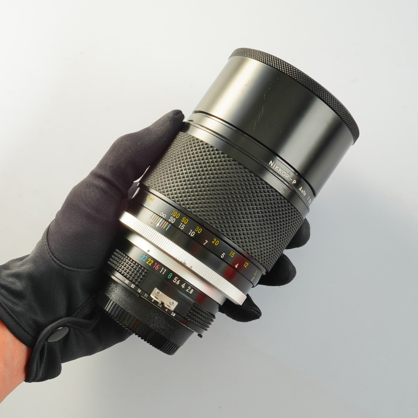 【Serviced】 Nikon Ai改 NIKKOR-P Auto 180mm F/2.8 単焦点レンズ