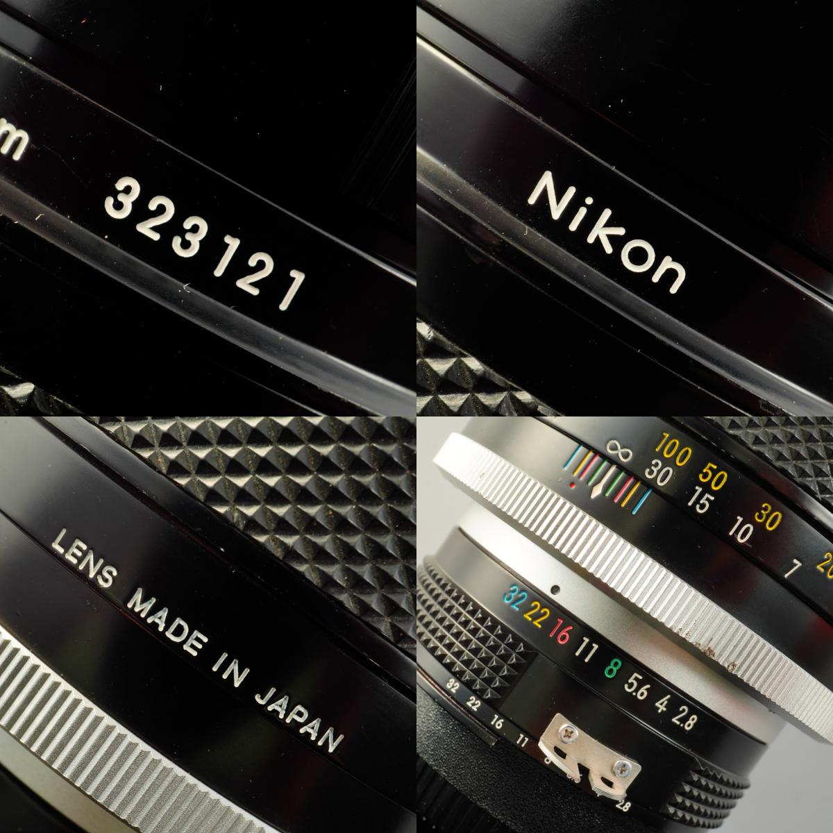 【Serviced】 Nikon Ai改 NIKKOR-P Auto 180mm F/2.8 単焦点レンズ