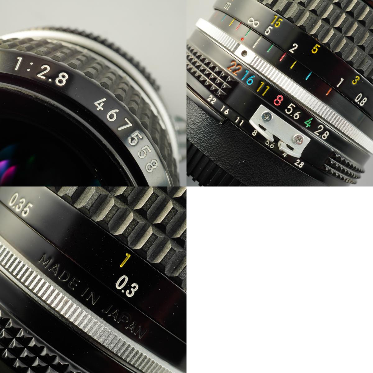 【Serviced】 Nikon Ai Nikkor 28mm F/2.8 単焦点レンズ