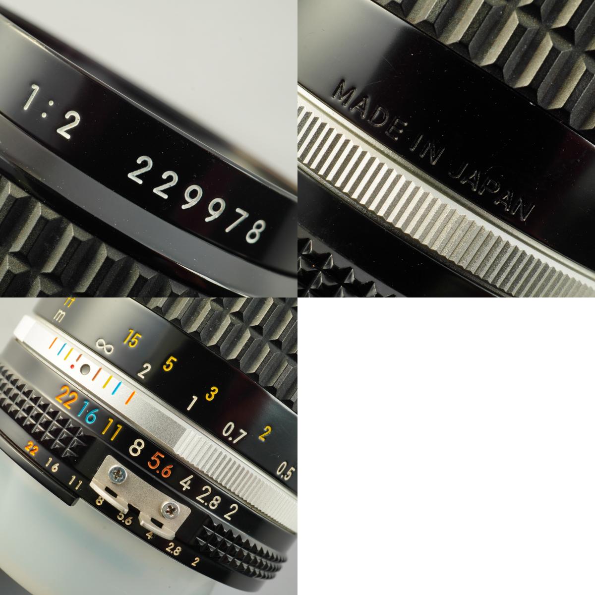 【Overhauled】 Nikon Ai-S NIKKOR 35mm F/2 単焦点レンズ
