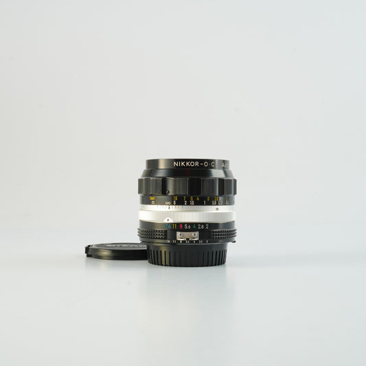 Nikon Ai converted NIKKOR-O.C Auto 35mm F/2 prime lens