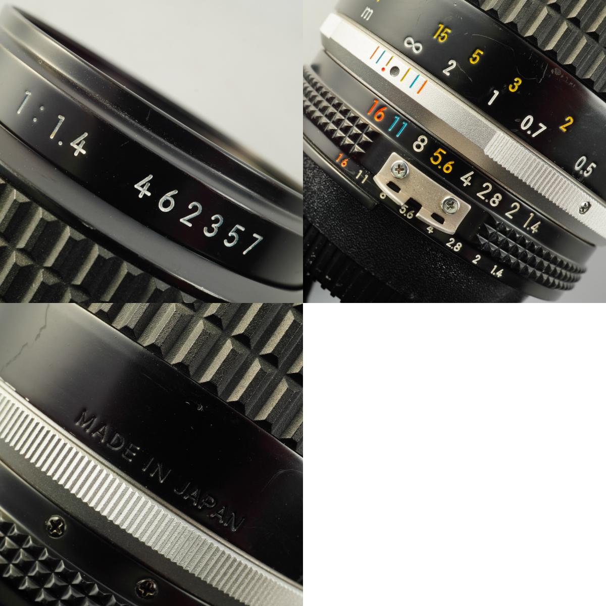 【Serviced】 Nikon Ai-S NIKKOR 35mm F/1.4 単焦点レンズ
