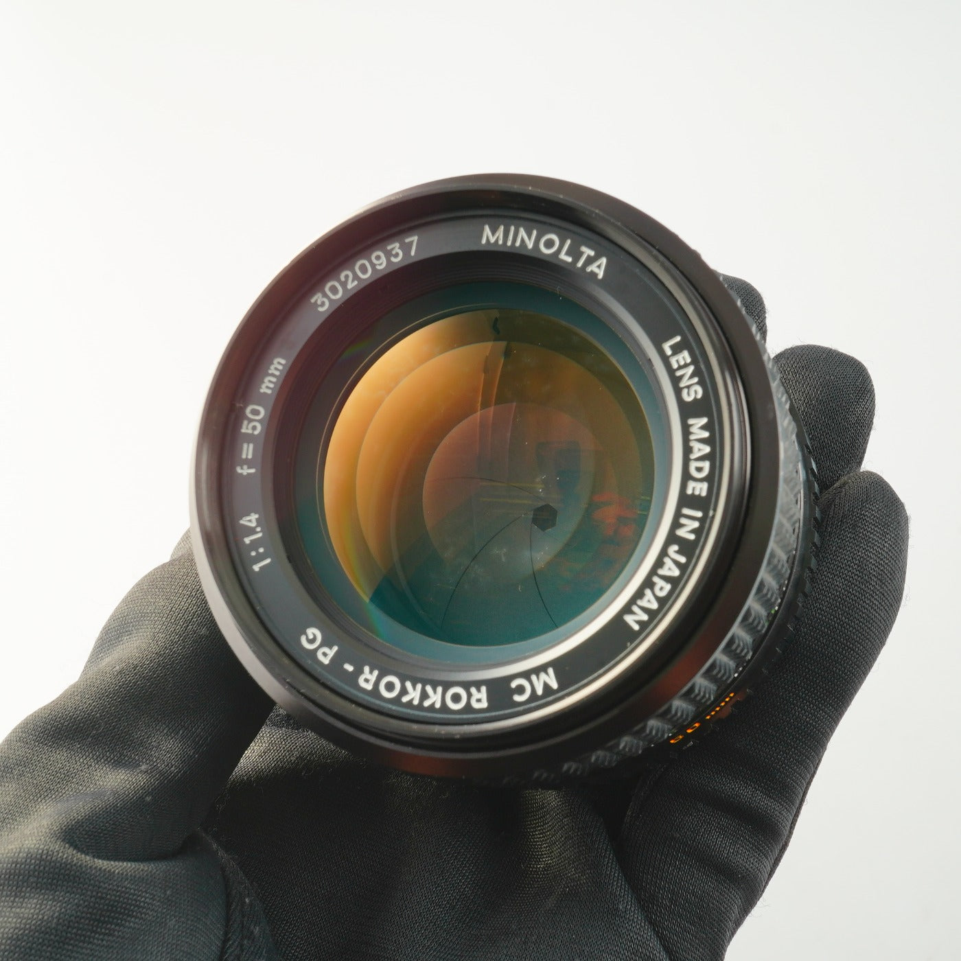 【Serviced】 MINOLTA MC ROKKOR PG 50mm F/1.4 単焦点レンズ