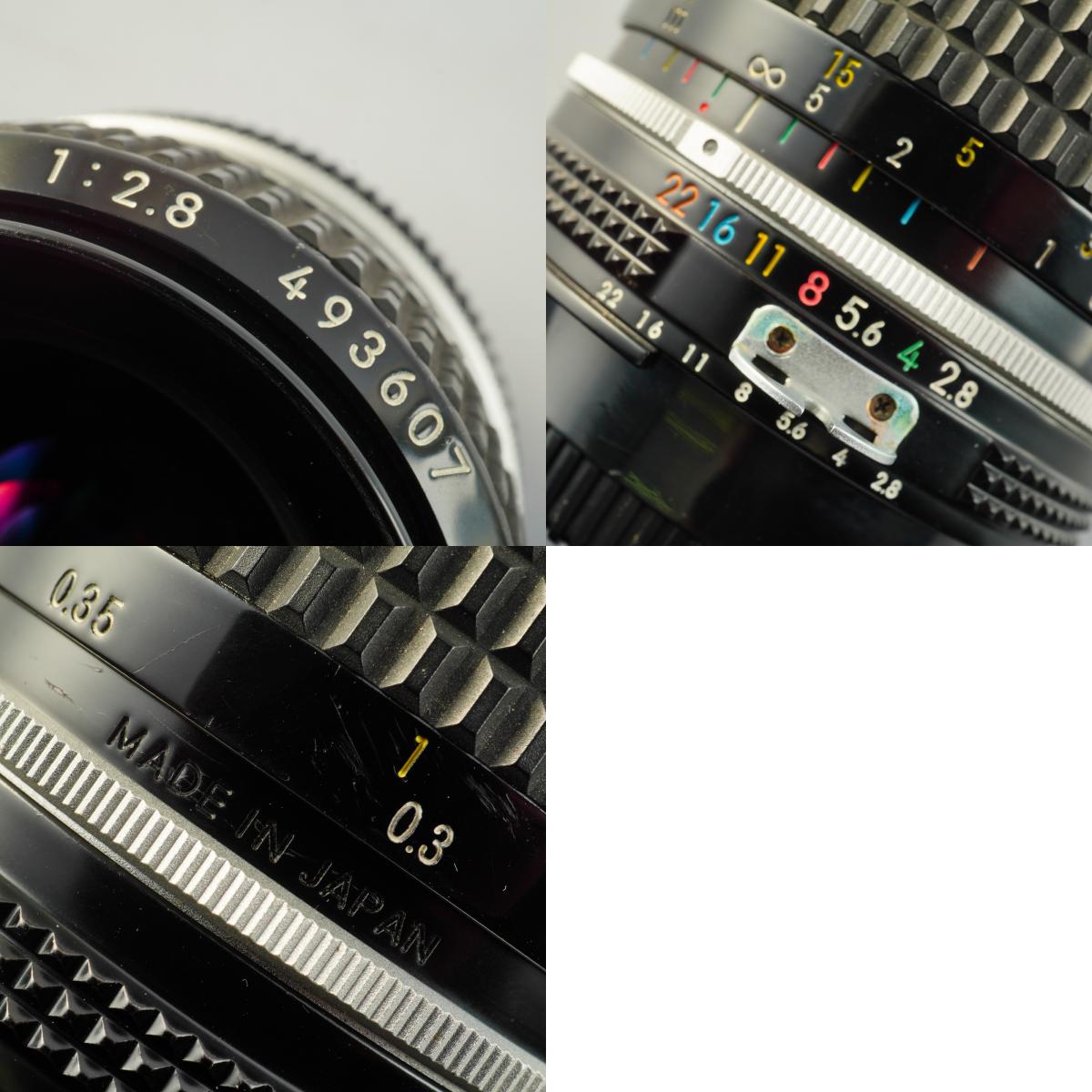 【Serviced】 Nikon Ai Nikkor 28mm F/2.8 単焦点レンズ