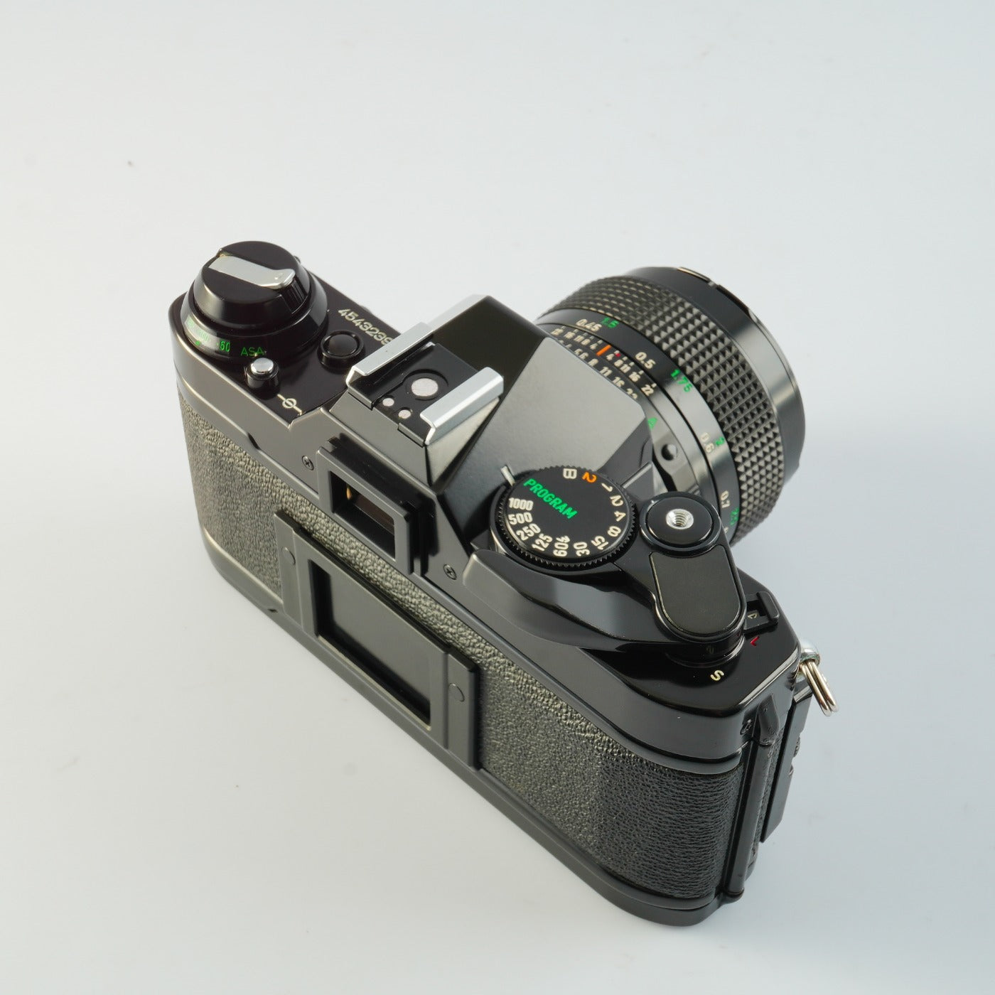 【Serviced】 Canon AE-1 Program Black + New FD 50mm F/1.4 MF フィルム一眼レフカメラ