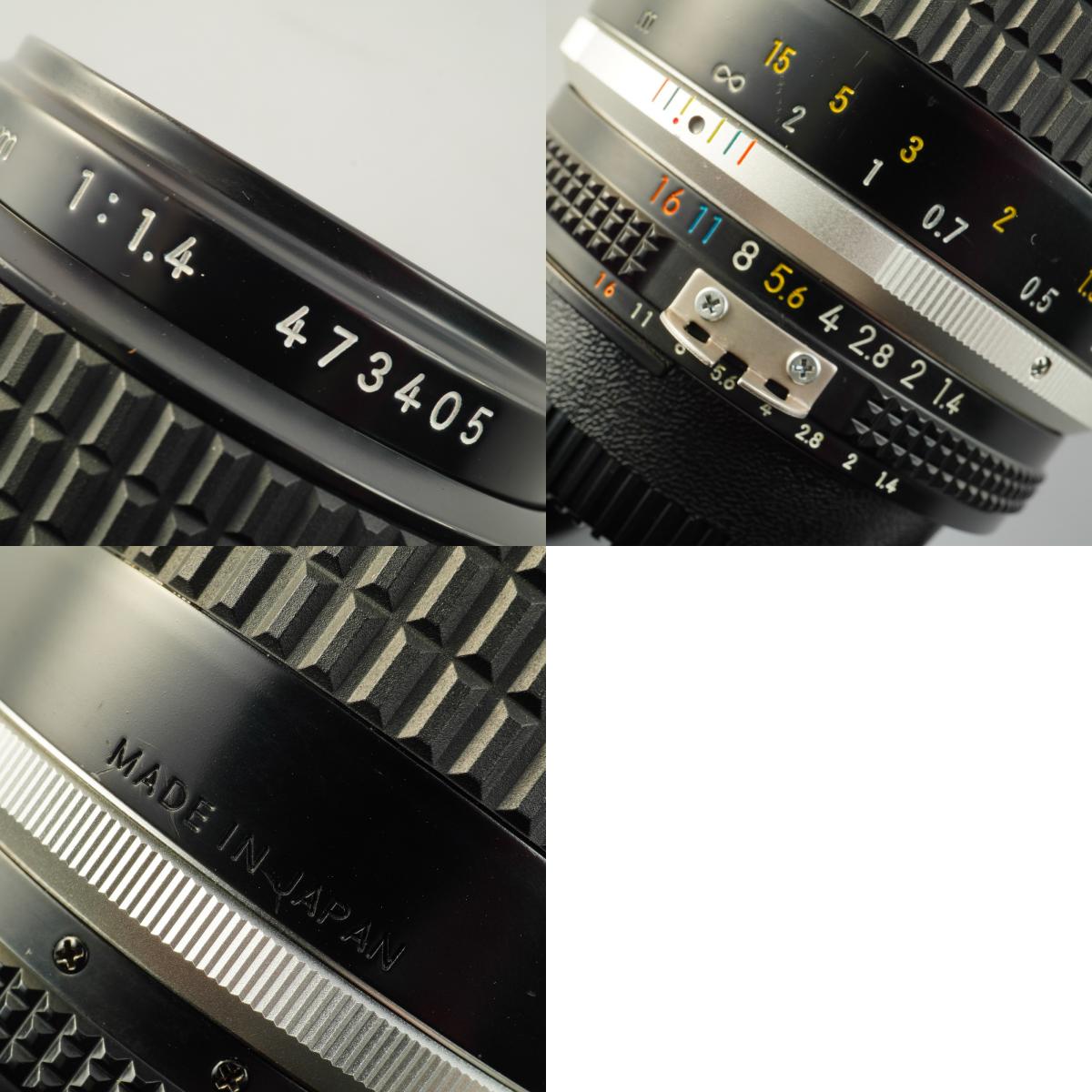 【Serviced】 Nikon Ai-S NIKKOR 35mm F/1.4 単焦点レンズ