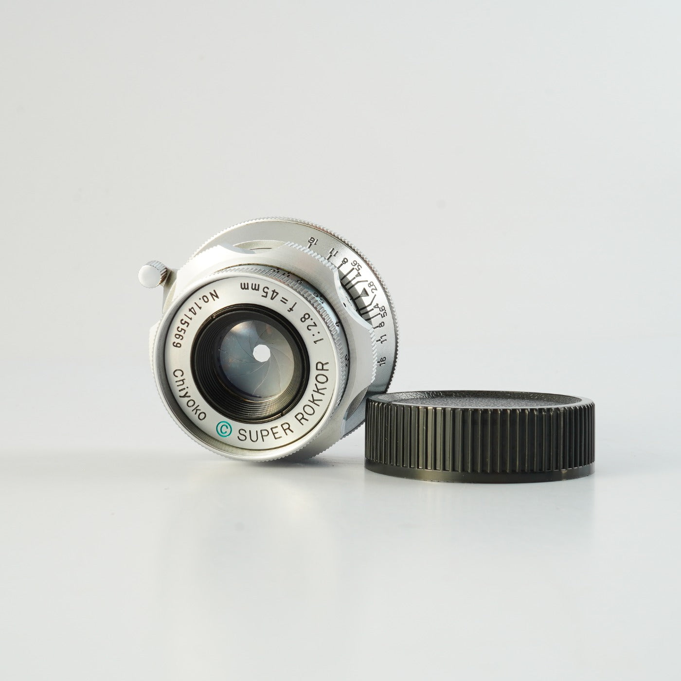 【Serviced】 MINOLTA Chiyoko Super Rokkor 45mm F/2.8 単焦点レンズ