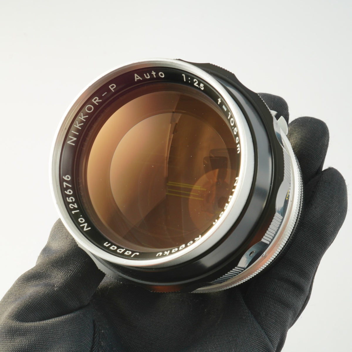 【Serviced】 Nikon 非Ai NIKKOR-P Auto 10.5cm 105mm F/2.5 PAT. PEND 単焦点レンズ