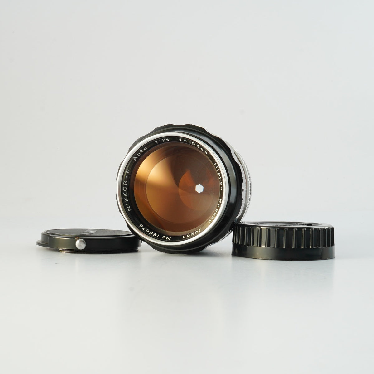 【Serviced】 Nikon 非Ai NIKKOR-P Auto 10.5cm 105mm F/2.5 PAT. PEND 単焦点レンズ