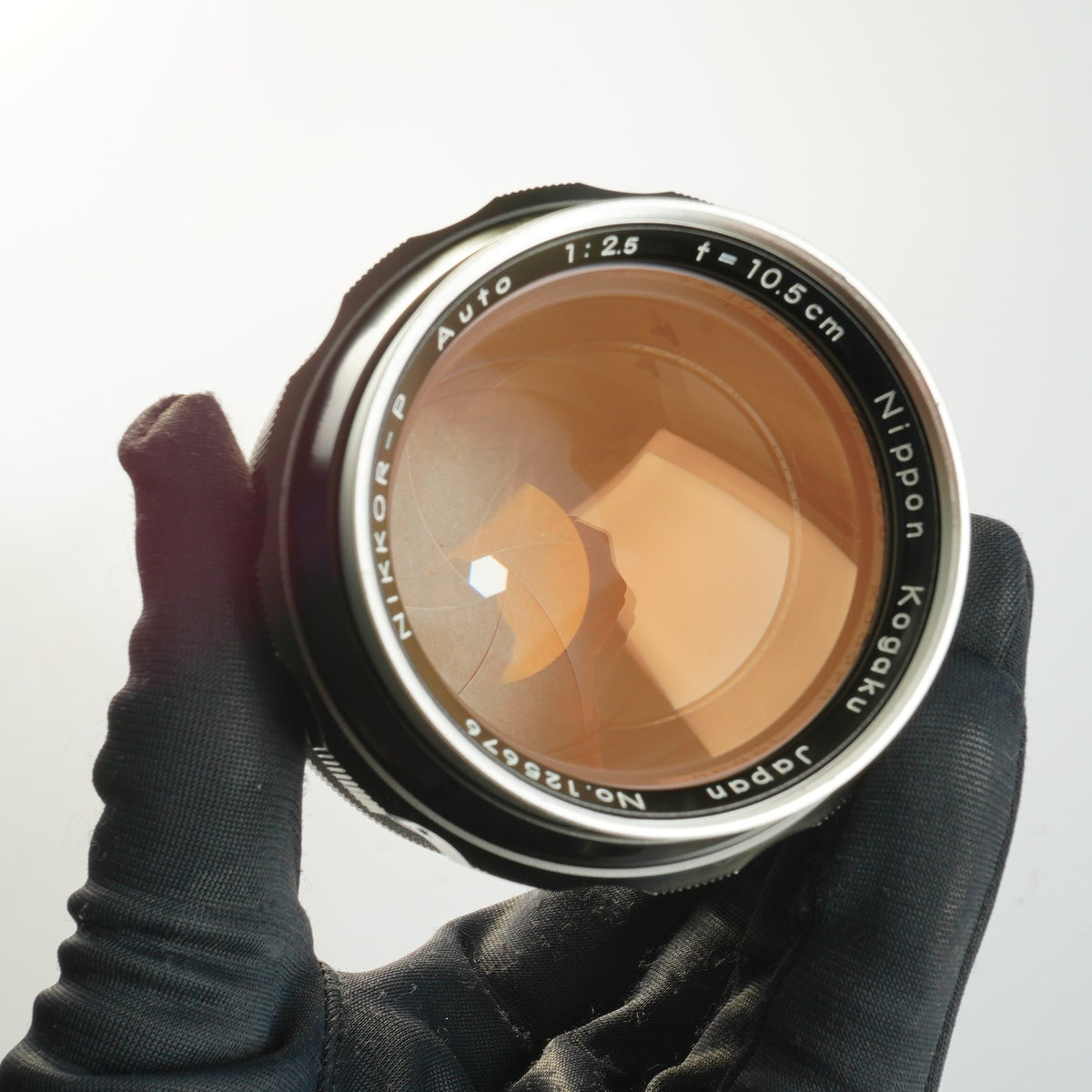 【Serviced】 Nikon 非Ai NIKKOR-P Auto 10.5cm 105mm F/2.5 PAT. PEND 単焦点レンズ