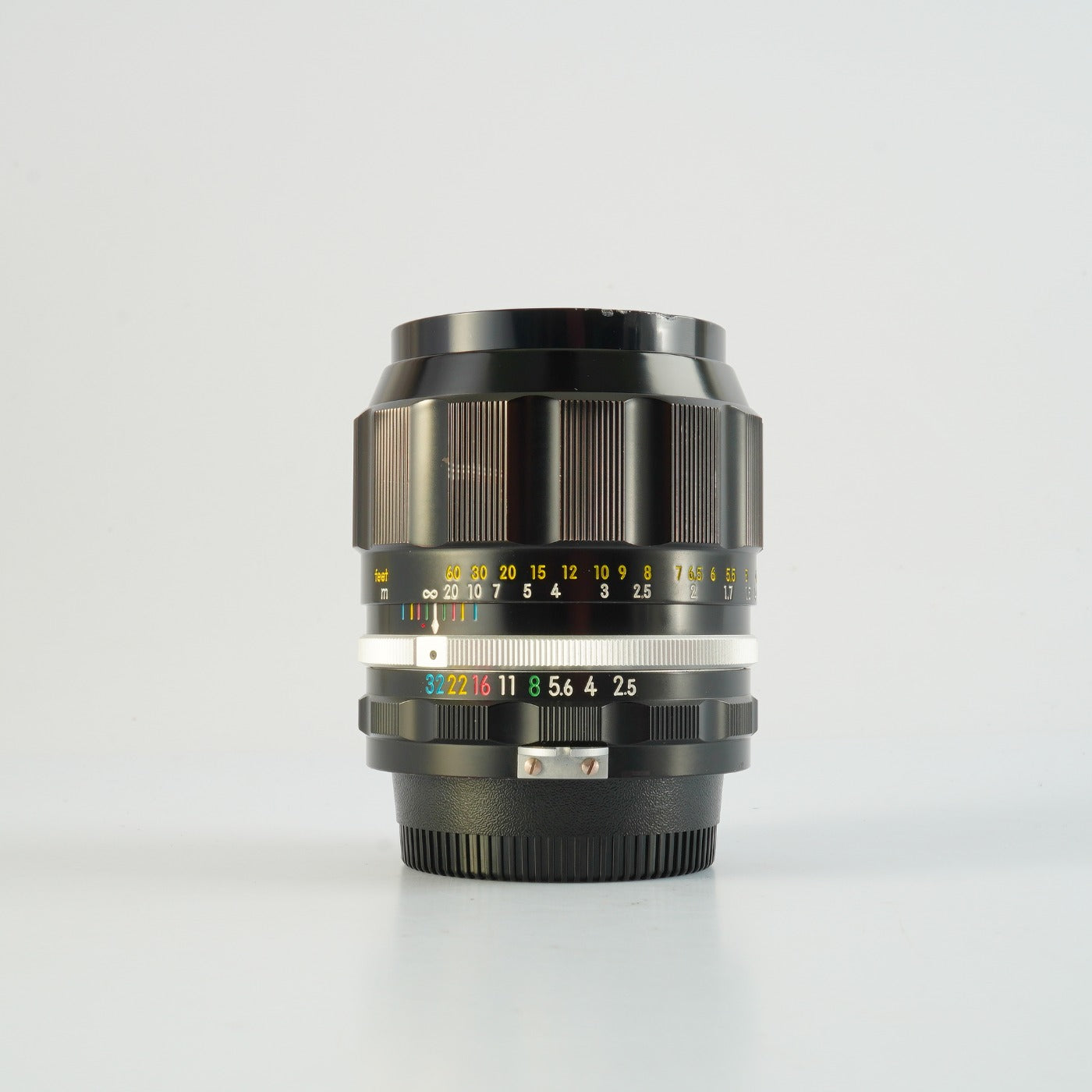 【Serviced】 Nikon 非Ai NIKKOR-P Auto 105mm F/2.5 単焦点レンズ