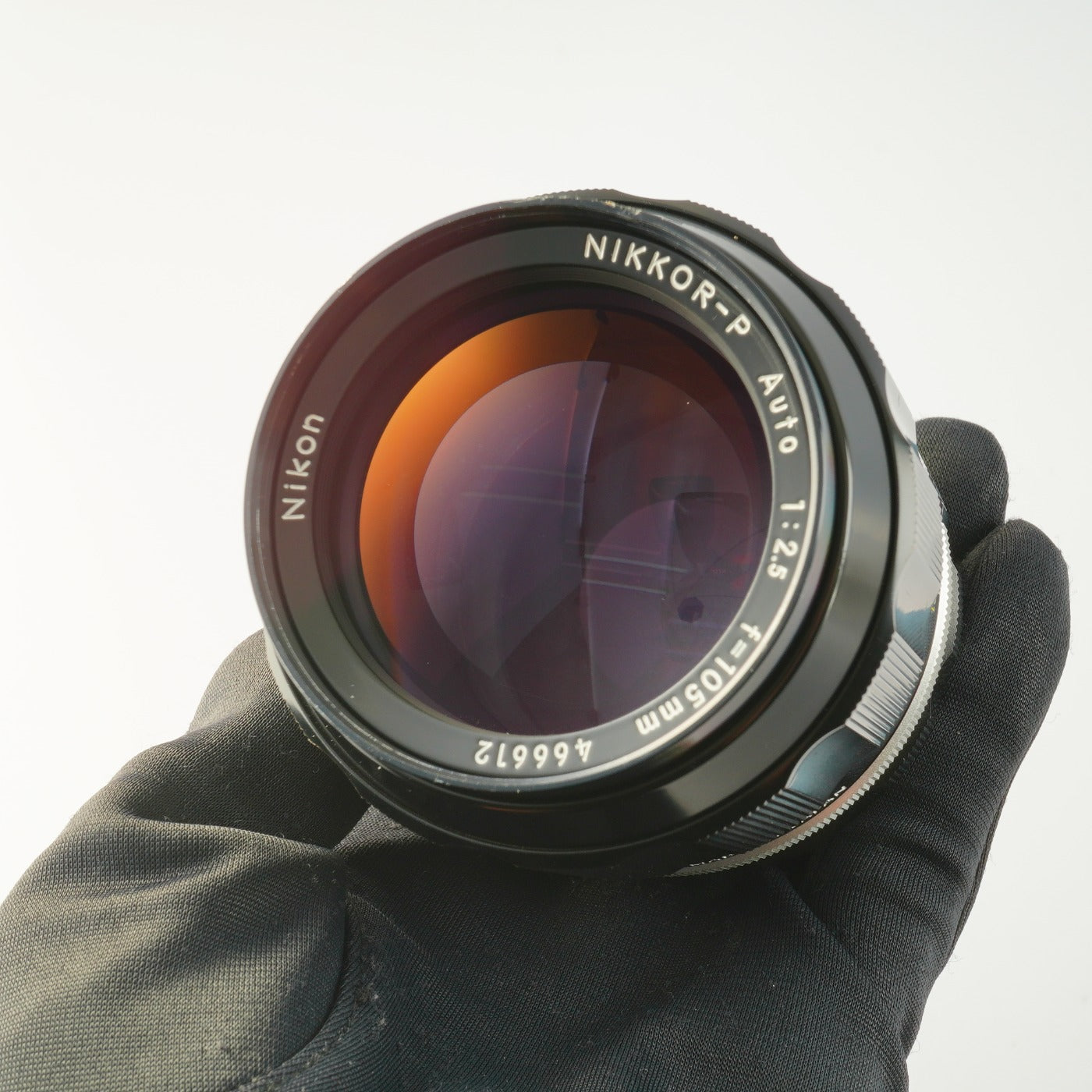 【Serviced】 Nikon 非Ai NIKKOR-P Auto 105mm F/2.5 単焦点レンズ