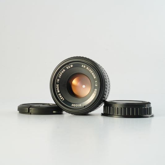 Ricoh XR Rikenon 50mm F/2 L (Pentax K用) 単焦点レンズ