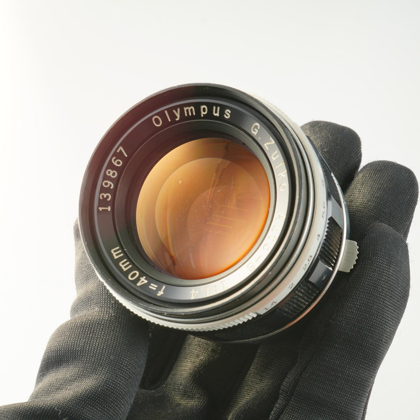 【Serviced】 OLYMPUS G.ZUIKO AUTO-S 40mm F/1.4 for PEN FT / FV / F 単焦点レンズ