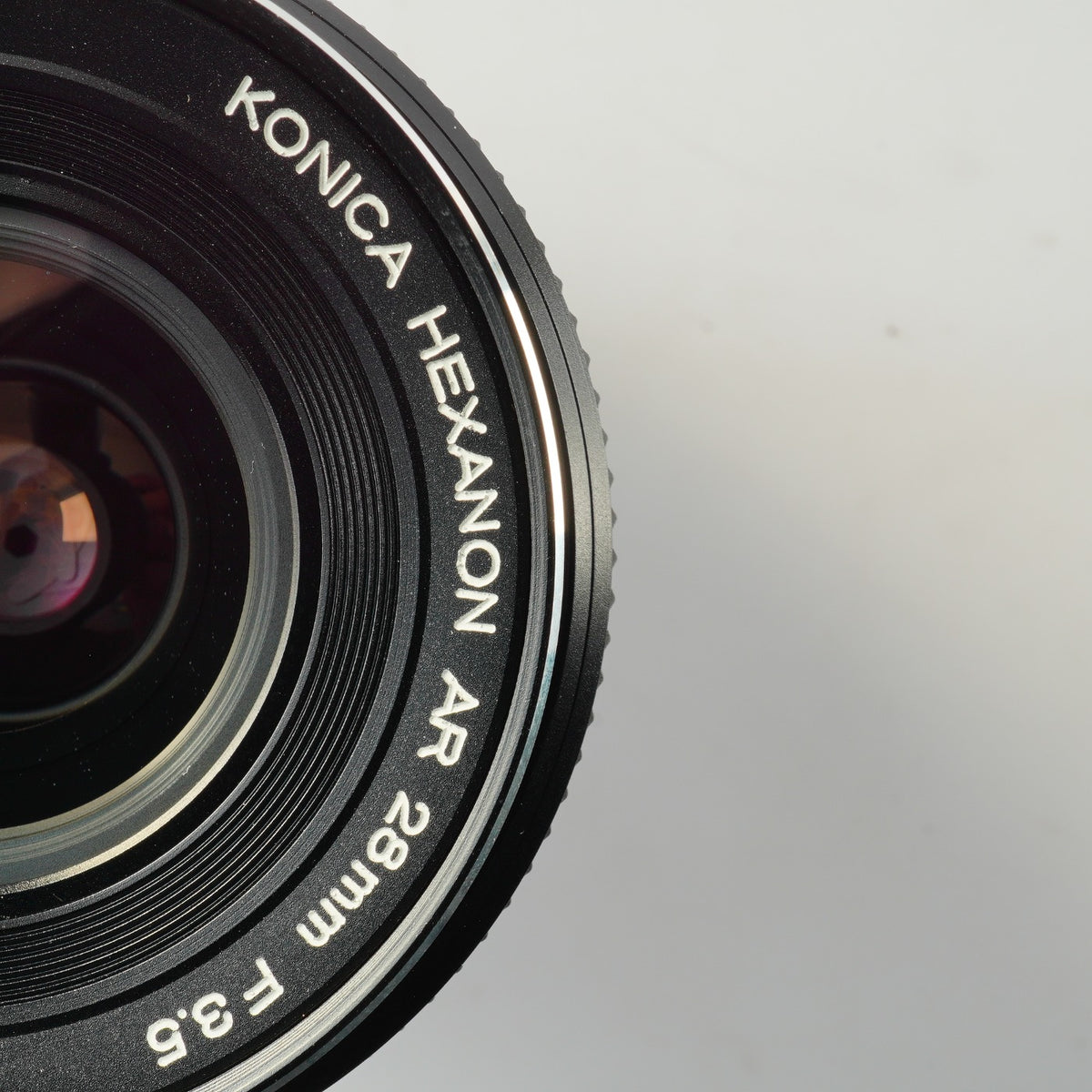 Konica Hexanon AR 28mm F/3.5 単焦点レンズ