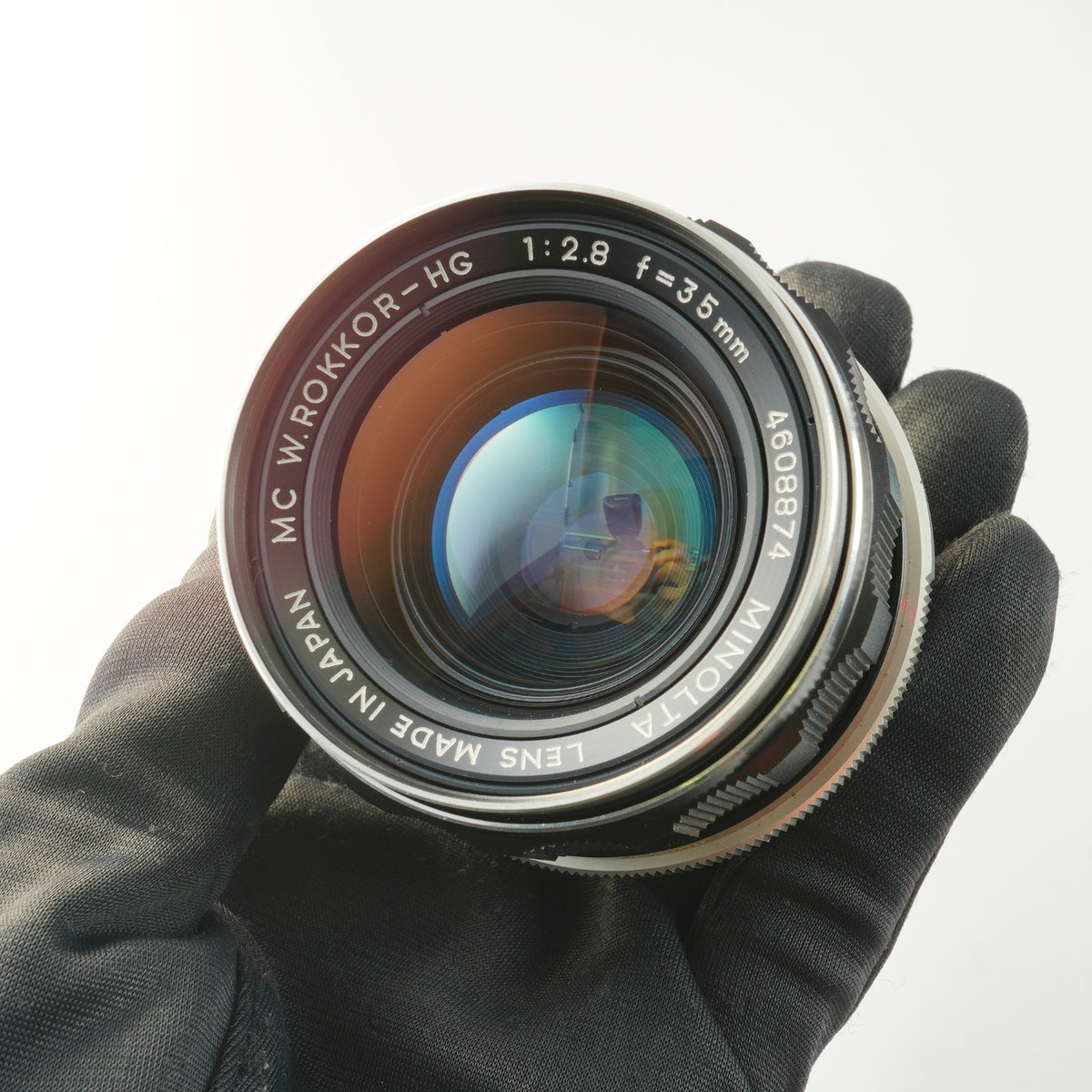 MINOLTA MC W.ROKKOR-HG 35mm F/2.8 Prime Lens