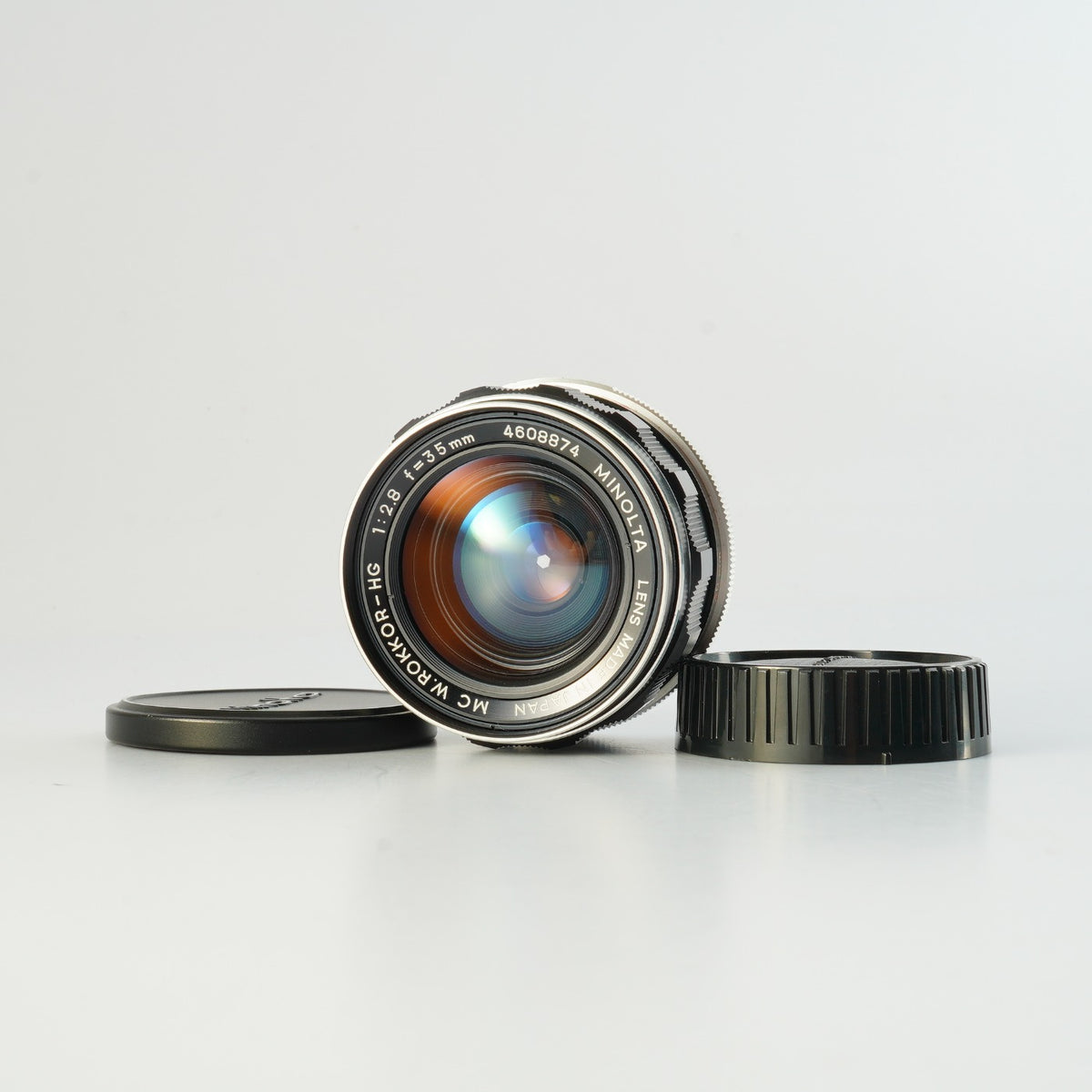 MINOLTA MC W.ROKKOR-HG 35mm F/2.8 Prime Lens