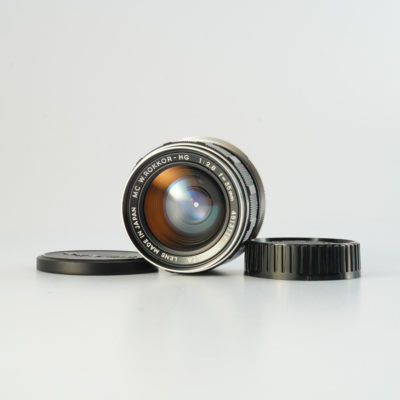 MINOLTA MC W.ROKKOR-HG 35mm F/2.8 単焦点レンズ