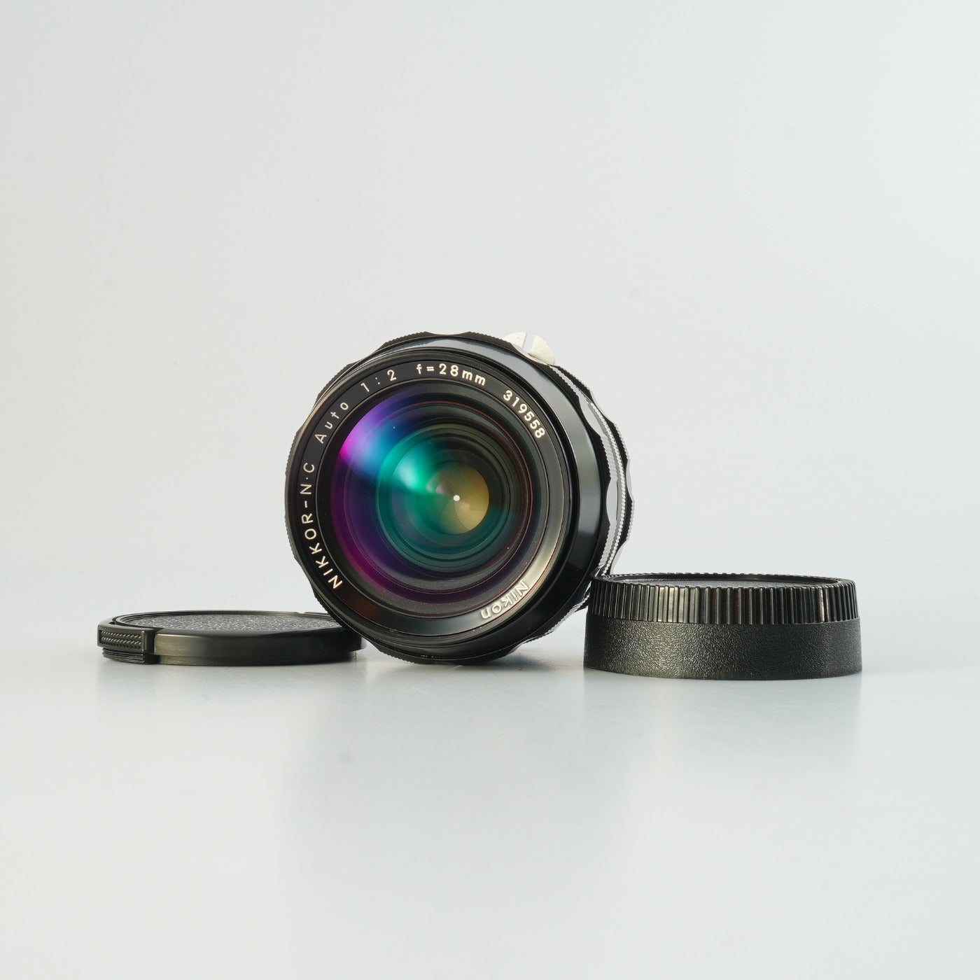 【Serviced】 Nikon 非Ai Nikkor-N.C Auto 28mm F/2 単焦点レンズ