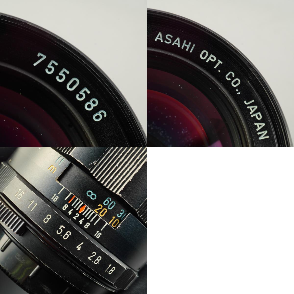 【Serviced】 PENTAX Super Multi Coated Takumar 85mm F/1.8 (M42用) 単焦点レンズ