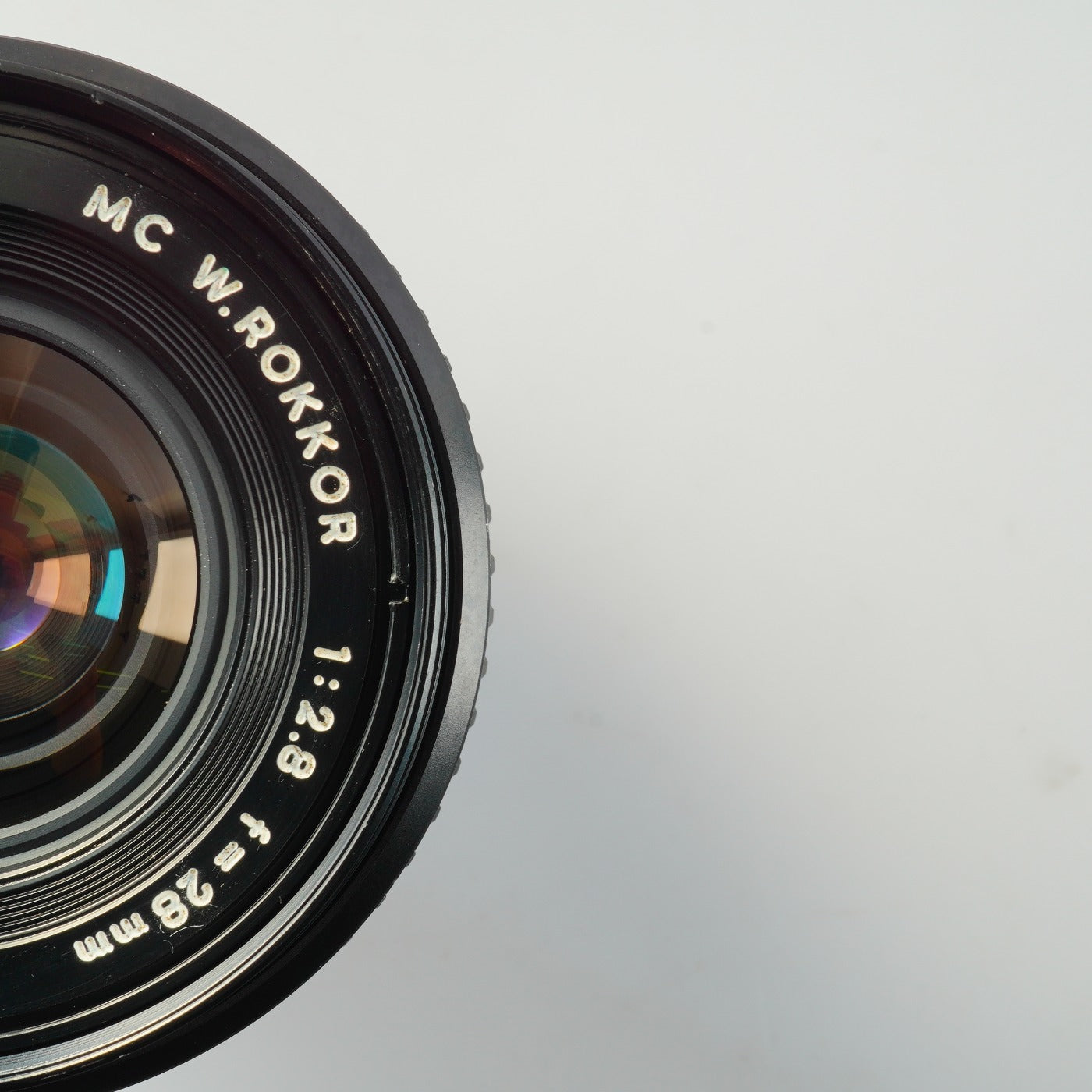 【Serviced】 MINOLTA MC W.Rokkor 28mm F/2.8 単焦点レンズ
