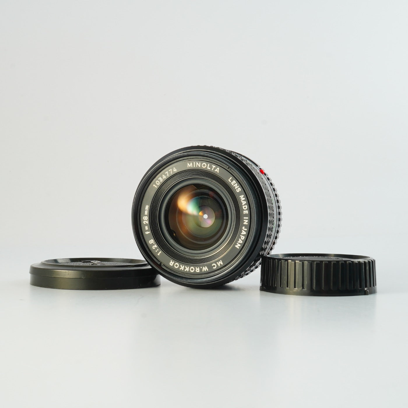 【Serviced】 MINOLTA MC W.Rokkor 28mm F/2.8 単焦点レンズ