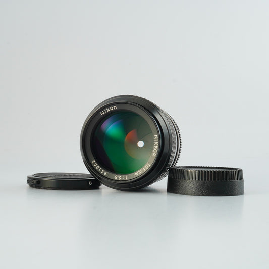 【Serviced】 Nikon Ai NIKKOR 105mm F/2.5 単焦点レンズ