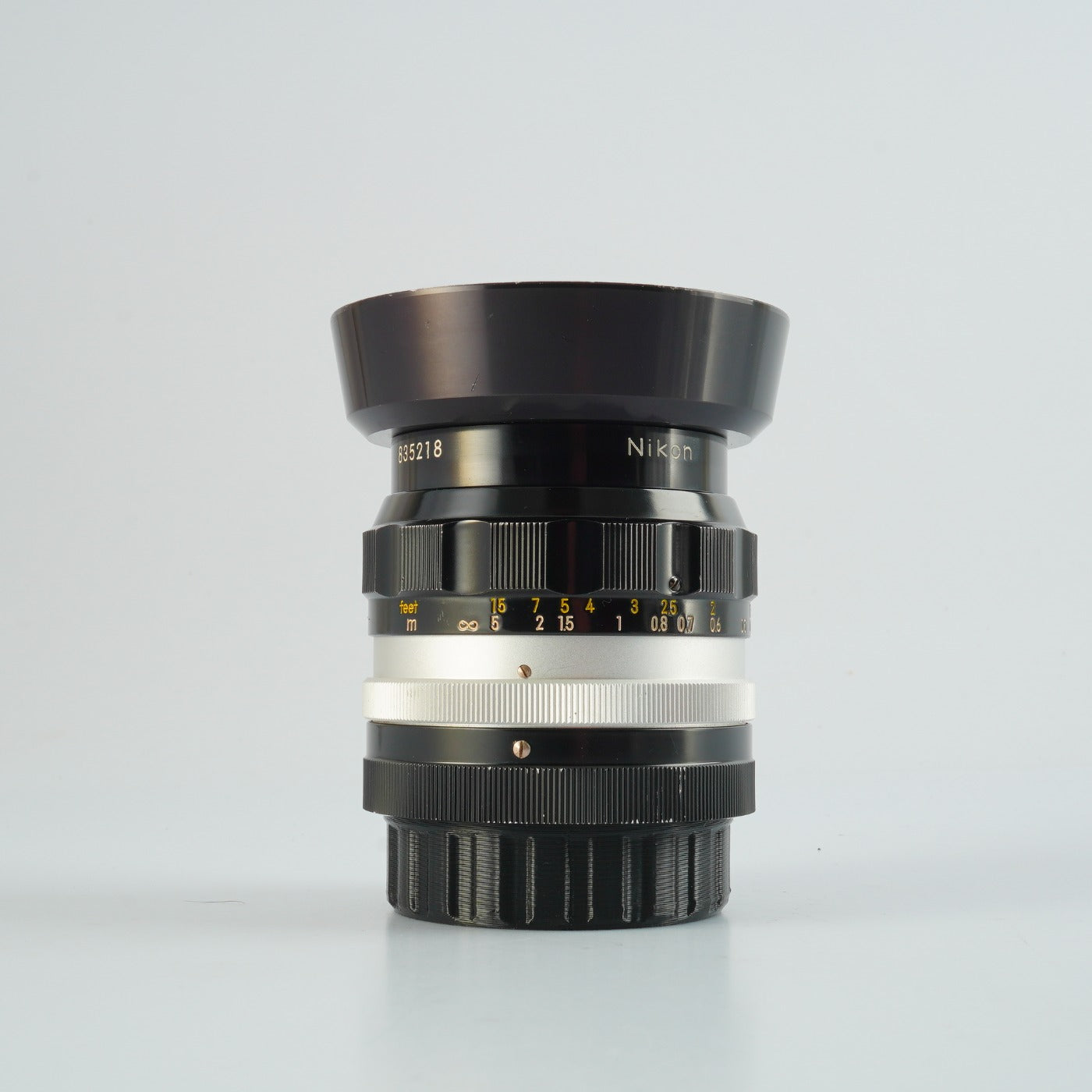 【Serviced】 Nikon 非Ai NIKKOR-O.C Auto 35mm F/2 単焦点レンズ