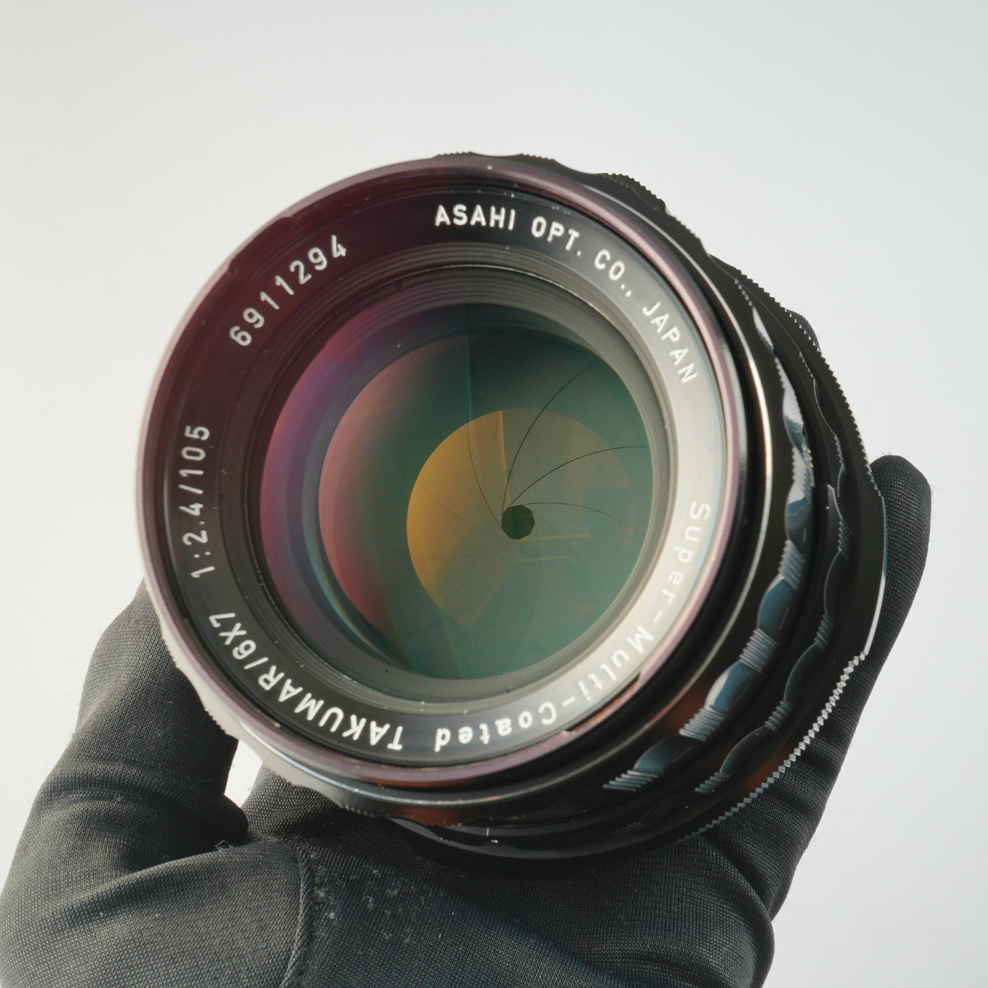 【Serviced】 PENTAX Super-Multi-Coated TAKUMAR 6x7 105mm F/2.4 (PENTAX 67用) 単焦点レンズ