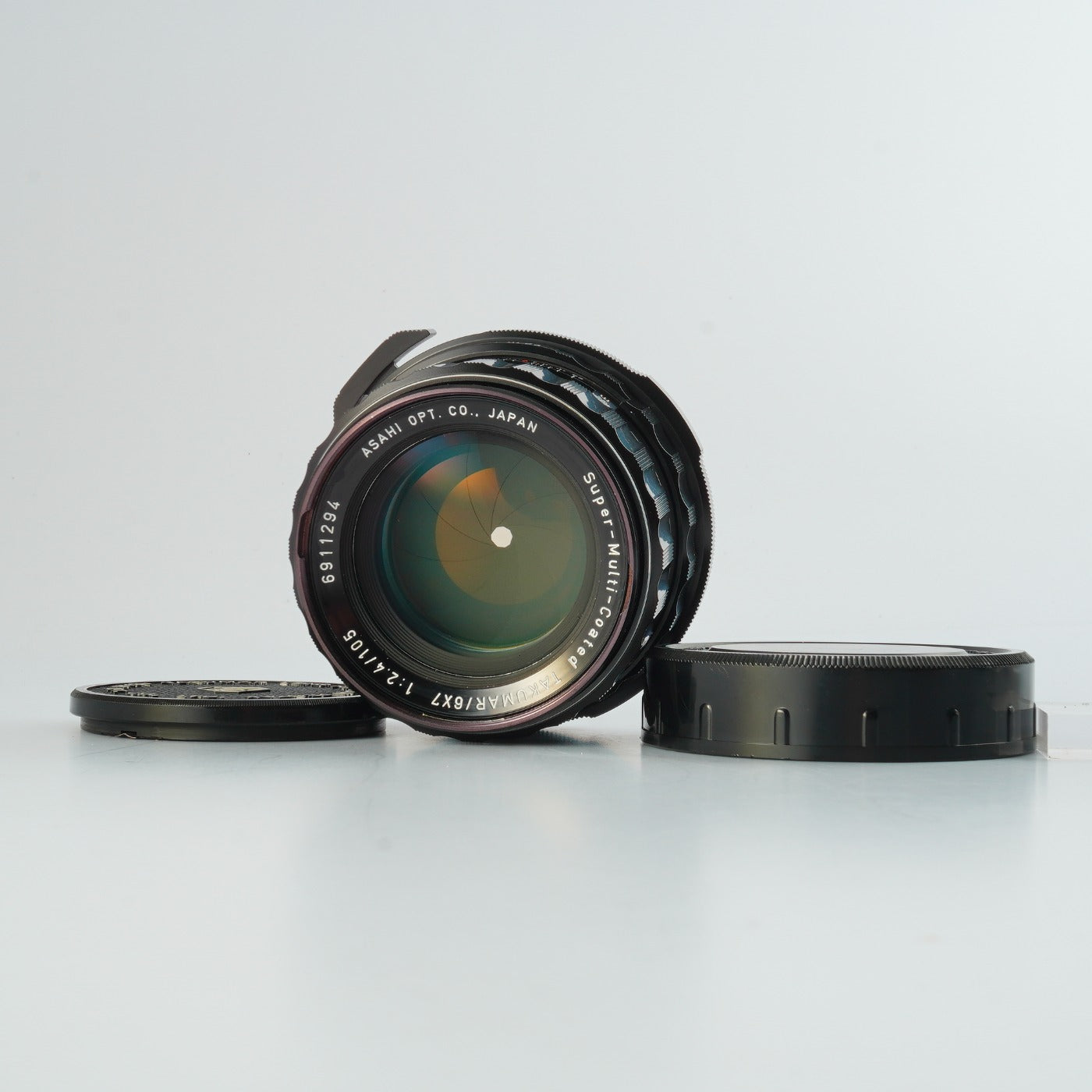 【Serviced】 PENTAX Super-Multi-Coated TAKUMAR 6x7 105mm F/2.4 (PENTAX 67用) 単焦点レンズ