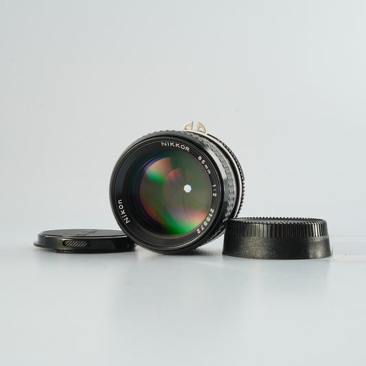 【Serviced】 Nikon Ai NIKKOR 85mm F/2 単焦点レンズ