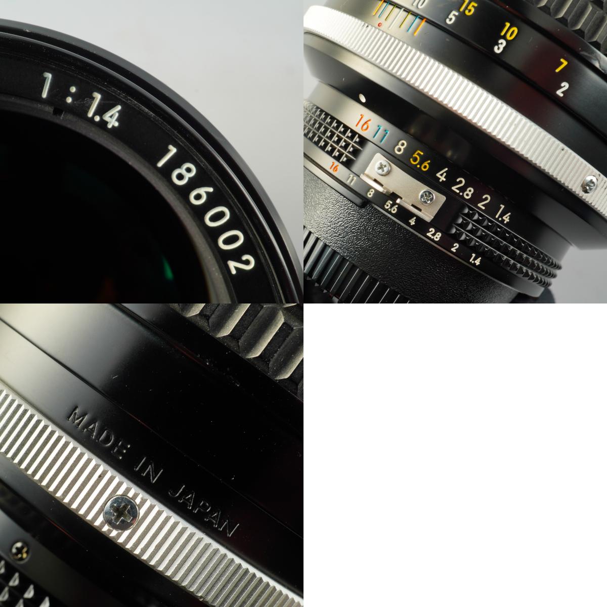 【Serviced】 Nikon Ai-S NIKKOR 85mm F/1.4 単焦点レンズ
