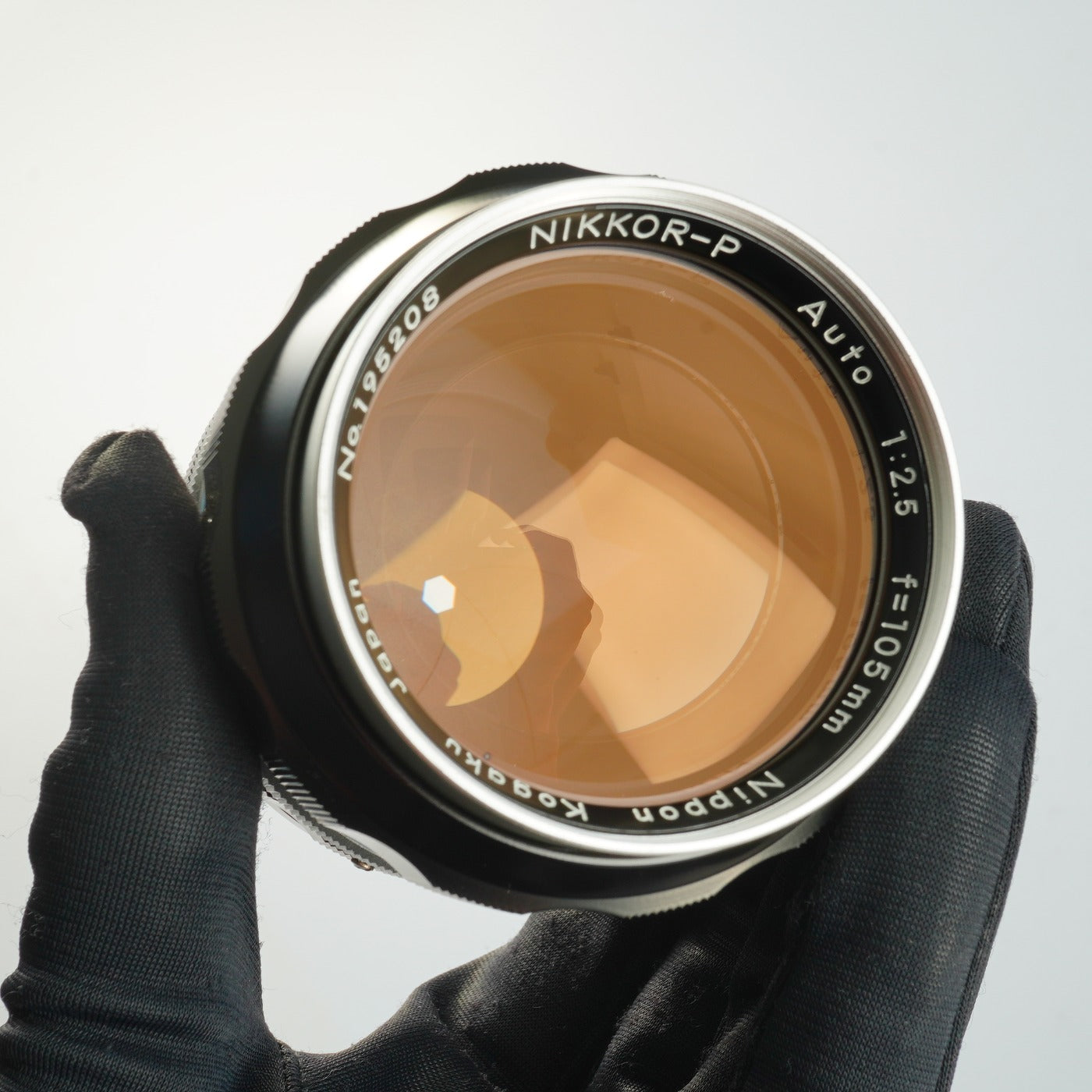 【Serviced】 Nikon 非Ai NIKKOR-P Auto 105mm F/2.5 単焦点レンズ