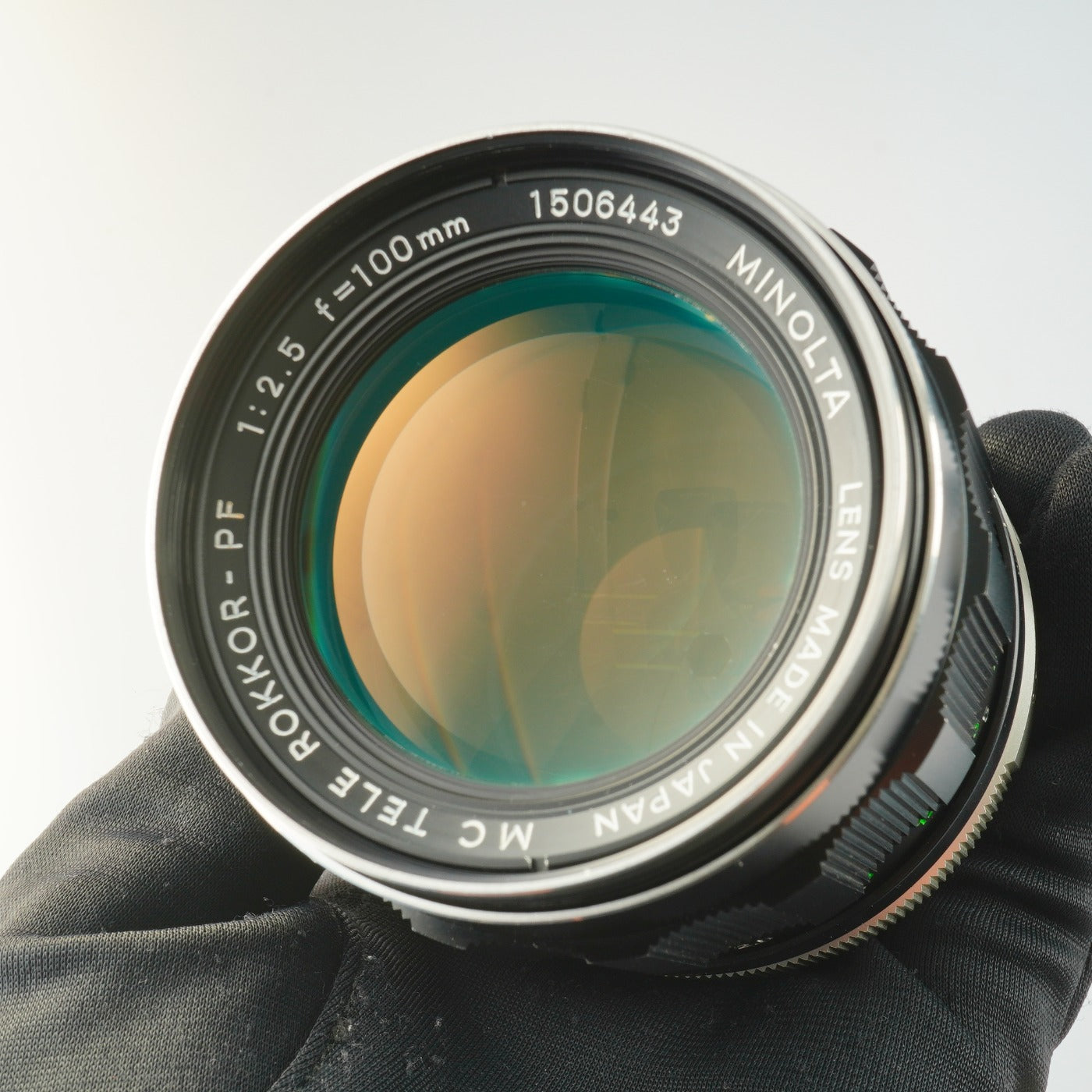 【Serviced】 MINOLTA MC TELE ROKKOR PF 100mm F/2.5 単焦点レンズ