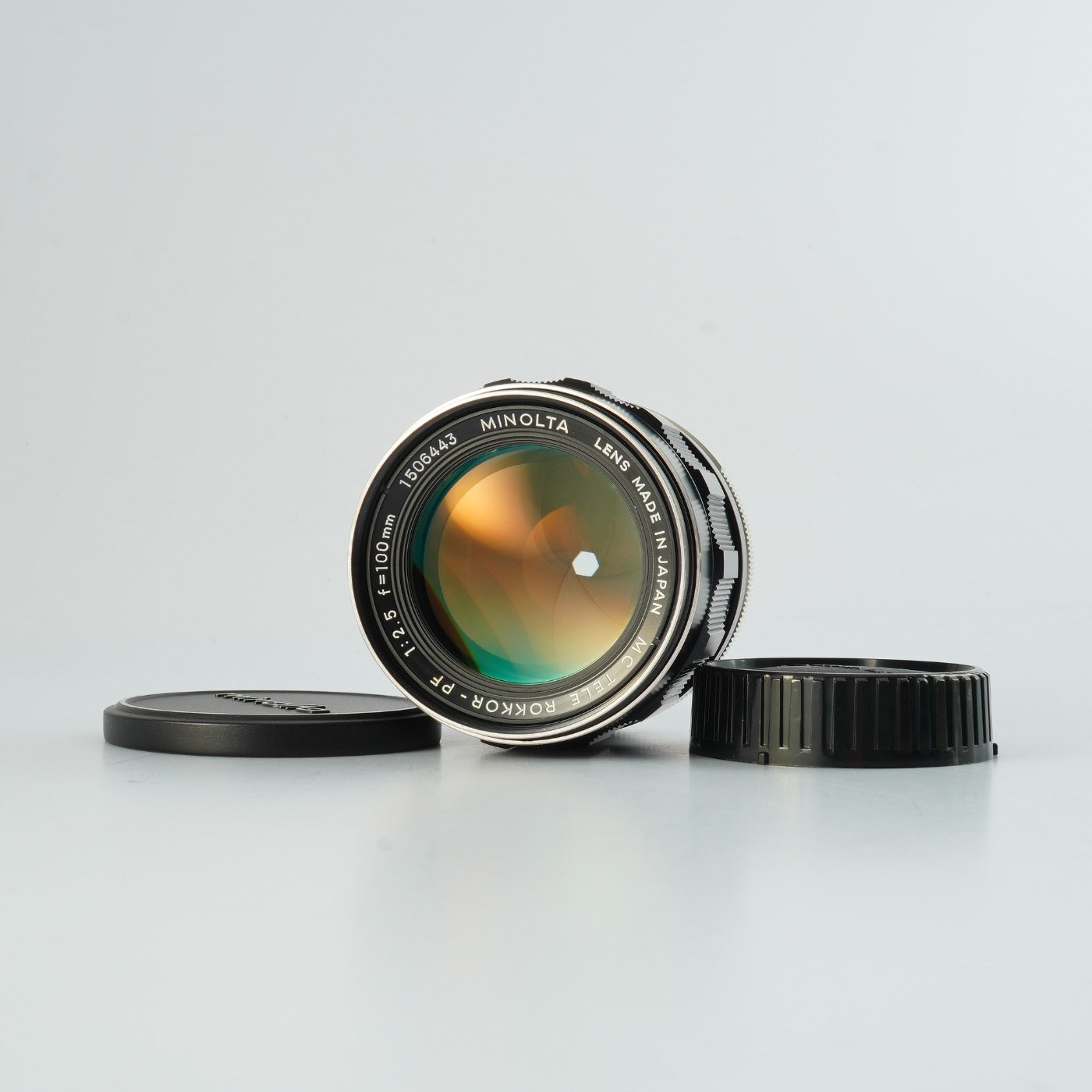 【Serviced】 MINOLTA MC TELE ROKKOR PF 100mm F/2.5 単焦点レンズ