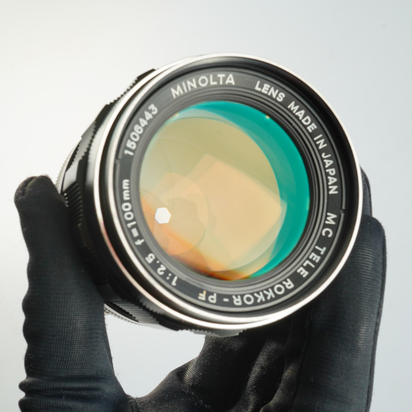 【Serviced】 MINOLTA MC TELE ROKKOR PF 100mm F/2.5 単焦点レンズ