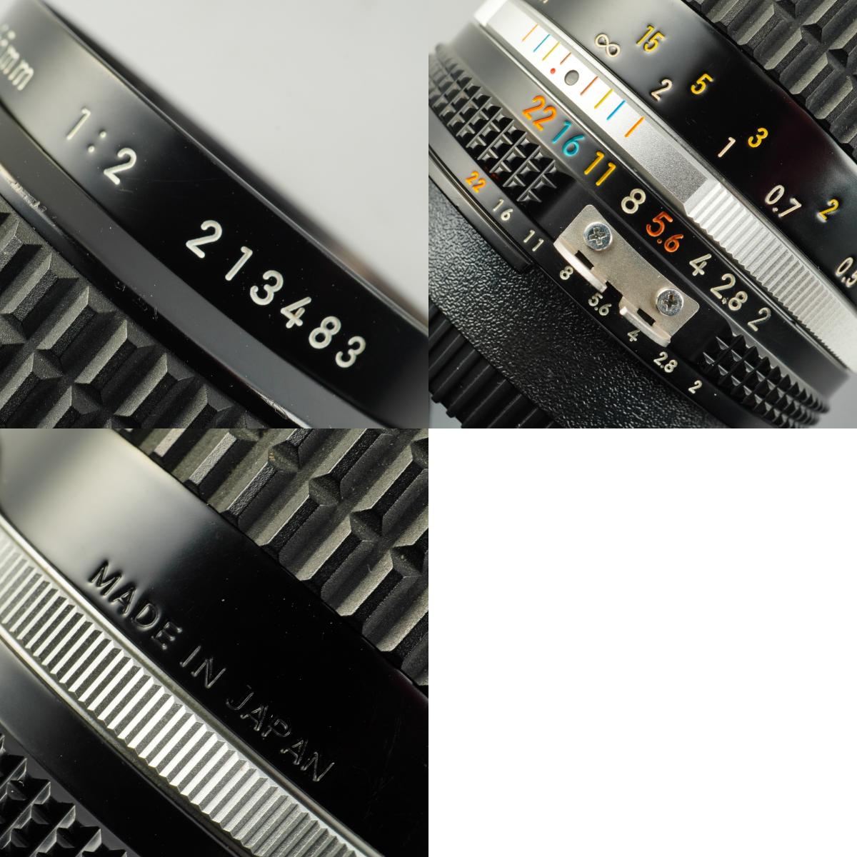 【Overhauled】 Nikon Ai-S NIKKOR 35mm F/2 単焦点レンズ